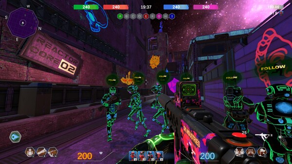 Neon Phonk Robots screenshot 5
