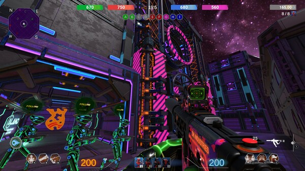 Neon Phonk Robots screenshot 7