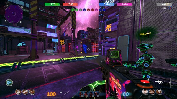 Neon Phonk Robots screenshot 12