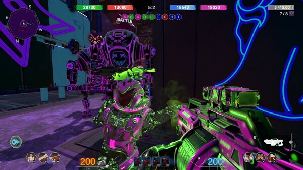Neon Phonk Robots screenshot 11