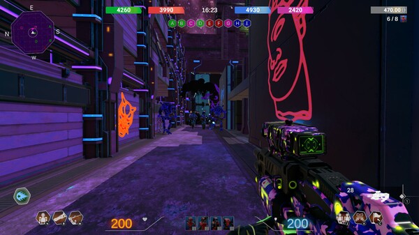 Neon Phonk Robots screenshot 6