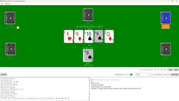 Straight Up Poker SE screenshot 1