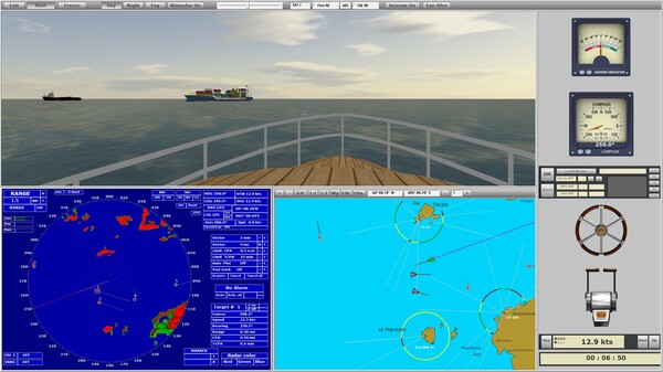 ARPA radar Simulator screenshot 2