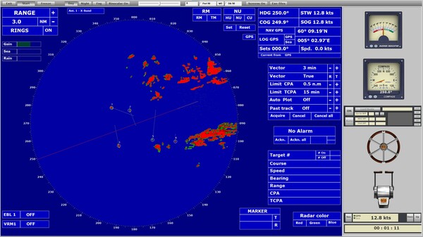 ARPA radar Simulator screenshot 5