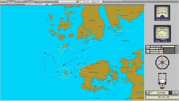 ARPA radar Simulator screenshot 3