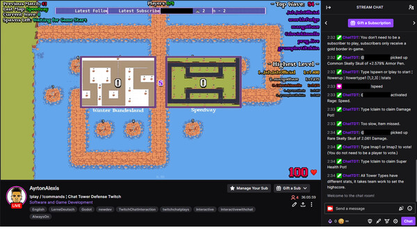 ChatTDT: Tower Defense Twitch screenshot 8