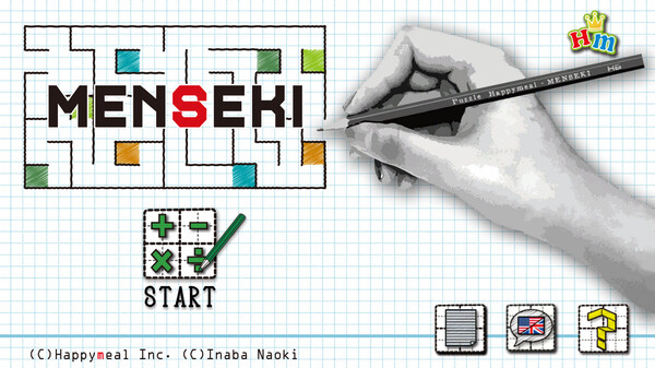MENSEKI Area maze puzzles screenshot 1