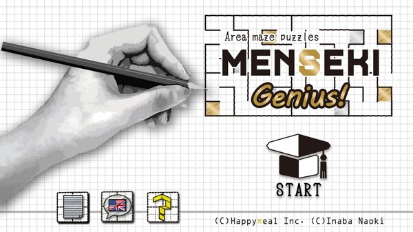 MENSEKI Genius!: Area maze puzzles screenshot 1