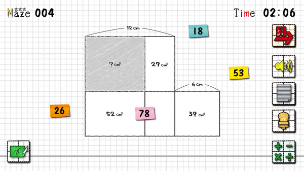 MENSEKI Genius!: Area maze puzzles screenshot 2