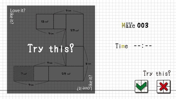 MENSEKI Genius!: Area maze puzzles screenshot 5