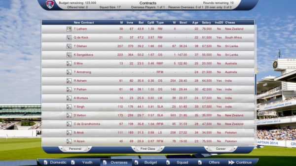 Cricket Captain 2014 screenshot 9