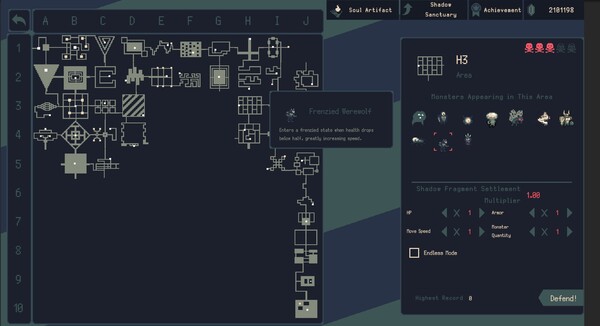 Dead Soul TowerDefense:Shadow Labyrinth screenshot 1