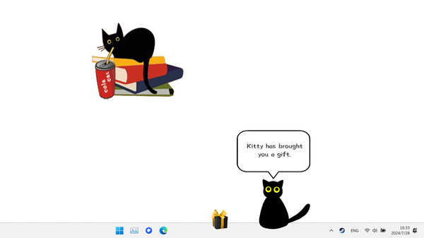 Cat On My Desktop screenshot 1