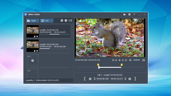 Fast video cutter joiner screenshot 2
