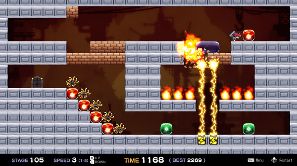 Crash Puzzle Hammer-San screenshot 1