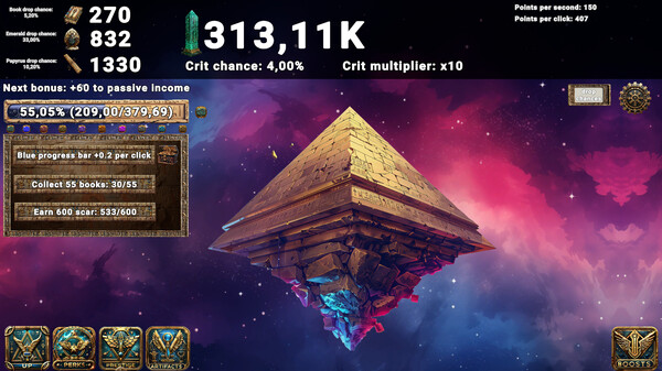 Pyramid Clicker screenshot 1