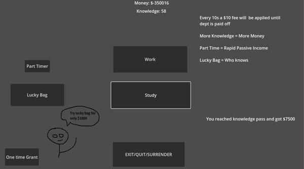 College Dept - The Game screenshot 2