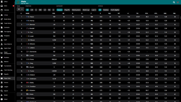 Hockey Legacy Manager 25 screenshot 4
