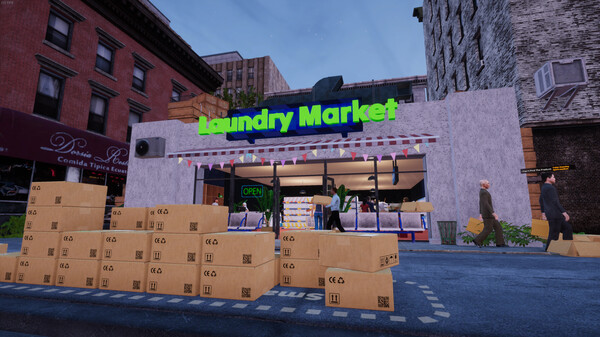 Laundry & Supermarket Simulator screenshot 1