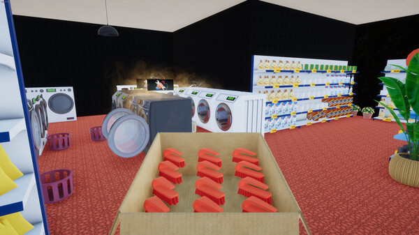 Laundry & Supermarket Simulator screenshot 2