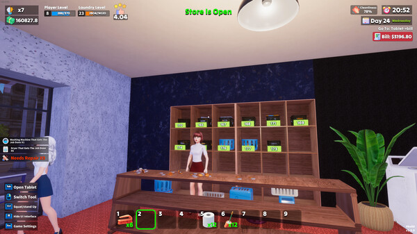 Laundry & Supermarket Simulator screenshot 6