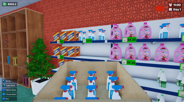 Laundry & Supermarket Simulator screenshot 9