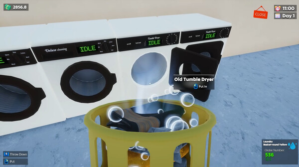 Laundry & Supermarket Simulator screenshot 3