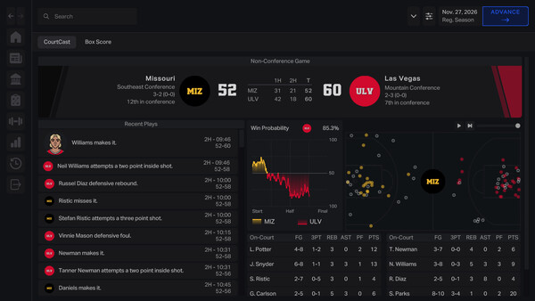 Campus Legends College Basketball screenshot 3