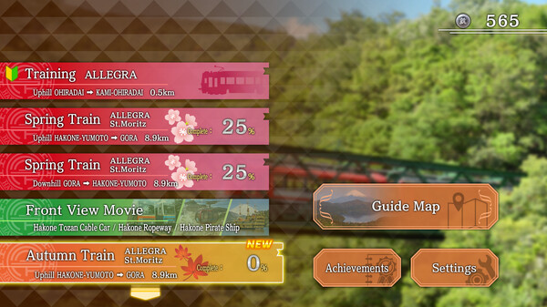 Japanese Rail Sim: Hakone Town of Natural Beauty and Hot Springs screenshot 1