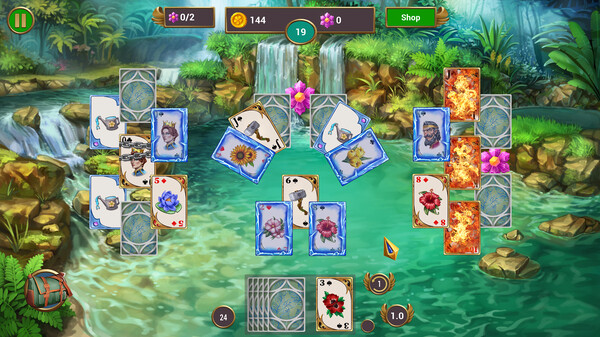 Solitaire Quest: Love Blossoms screenshot 2