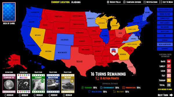 American Election Simulator screenshot 1