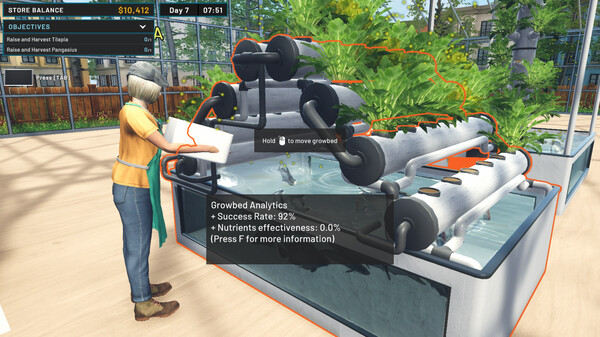 Hydroponics Farm & Store Simulator screenshot 1