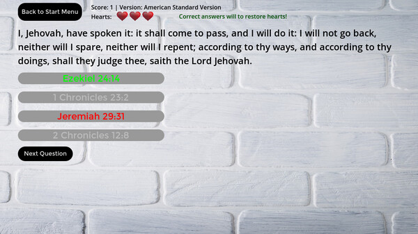 Bible Verse Challenge screenshot 2