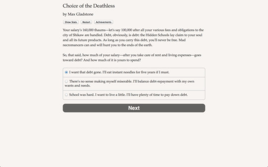 Choice of the Deathless screenshot 2