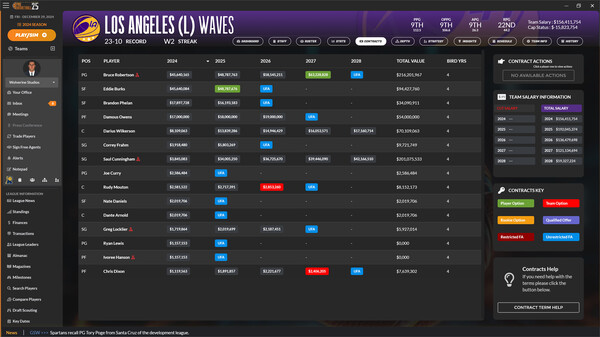 Draft Day Sports: Pro Basketball 2025 screenshot 3