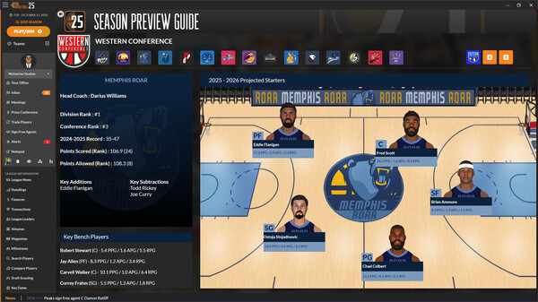 Draft Day Sports: Pro Basketball 2025 screenshot 12