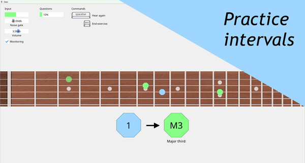 Gaps: Guitar Ear Training screenshot 1