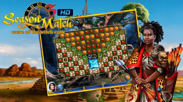 Season Match 3 - Curse of the Witch Crow screenshot 5