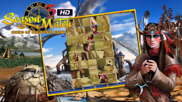 Season Match 3 - Curse of the Witch Crow screenshot 1