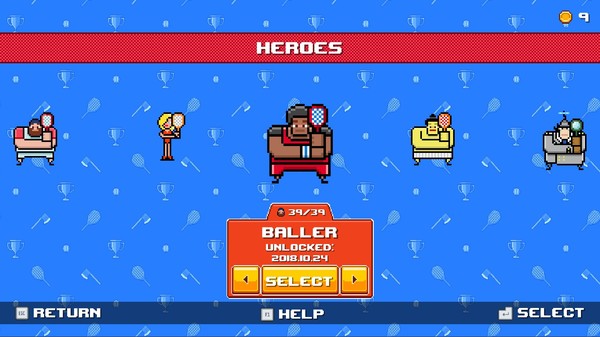 Timber Tennis: Versus screenshot 4