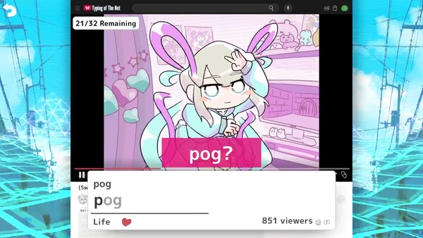 NEEDY STREAMER OVERLOAD: Typing of The Net screenshot 2