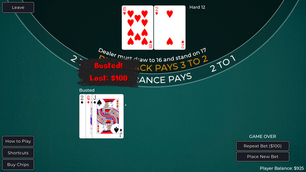 Player vs. Dealer Blackjack screenshot 7