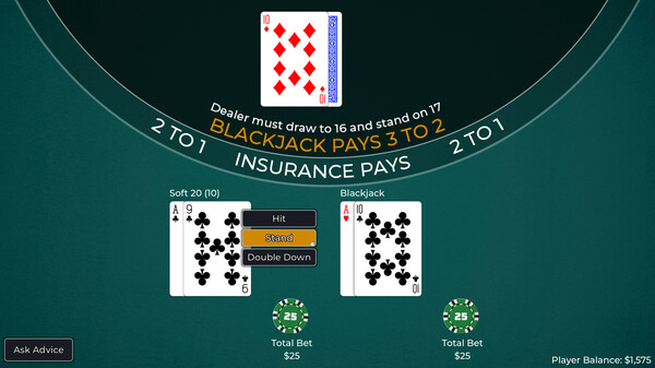 Player vs. Dealer Blackjack screenshot 9