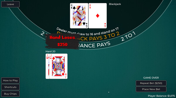 Player vs. Dealer Blackjack screenshot 8