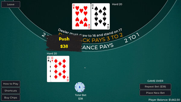 Player vs. Dealer Blackjack screenshot 10