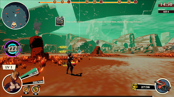 XENO WIPEOUT! screenshot 1