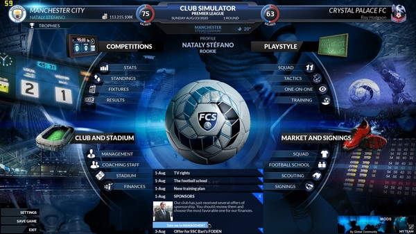 Football Club Simulator - FCS #21 screenshot 2