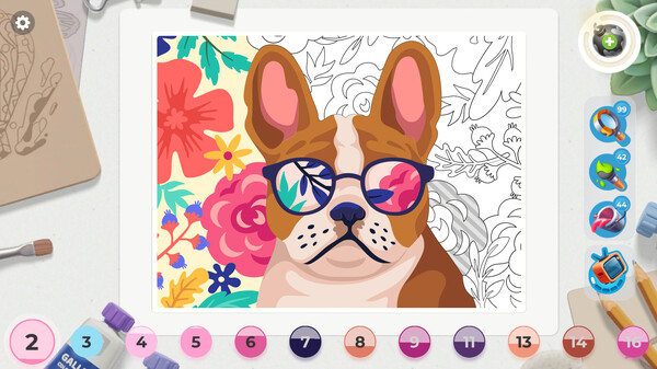 Gallery: Coloring book & decor screenshot 3