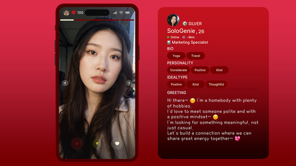 Simp: Leveling Up on a Dating App screenshot 1