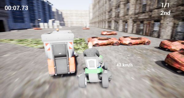 Lawnmower Game Racing 2: Drunken screenshot 1